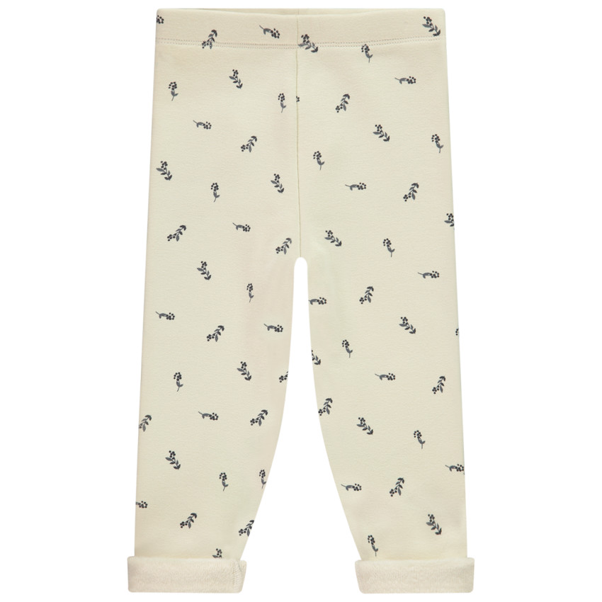 Κολάν με επένδυση από sherpa και σχέδιο λουλούδια για μωρό κορίτσι 