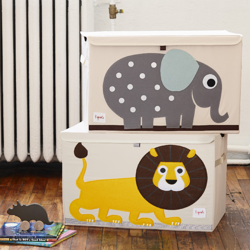 Καλαθι Για Παιχνιδια Με Καπακι Lion 3SPROUTS 