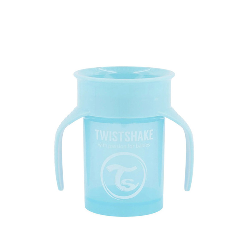 Twistshake Εκπαιδευτικό Κύπελλο 360° 6+m Pastel Blue  Additional Twistshake Εκπαιδευτικό Κύπελλο 360° 6+m Pastel Blue