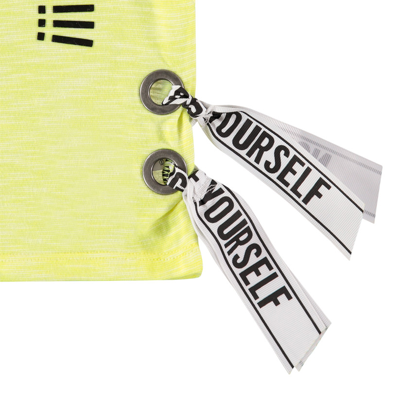 Κοντομάνικη μπλούζα νηματοβαφή με στάμπα Μίκυ της Disney και λωρίδες  Additional Κοντομάνικη μπλούζα νηματοβαφή με στάμπα Μίκυ της Disney και λωρίδες