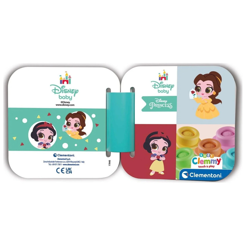 Clementoni Soft Clemmy Disney Princess Playset Τουβλάκια Πριγκίπισσες 