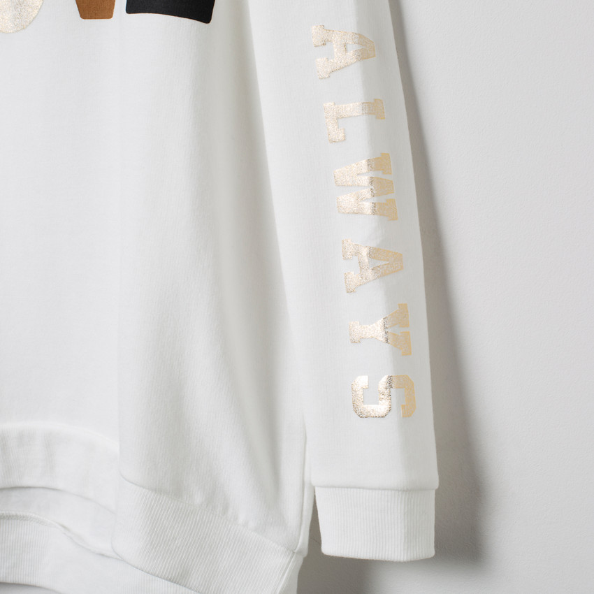 Sweat à capuche en molleton 