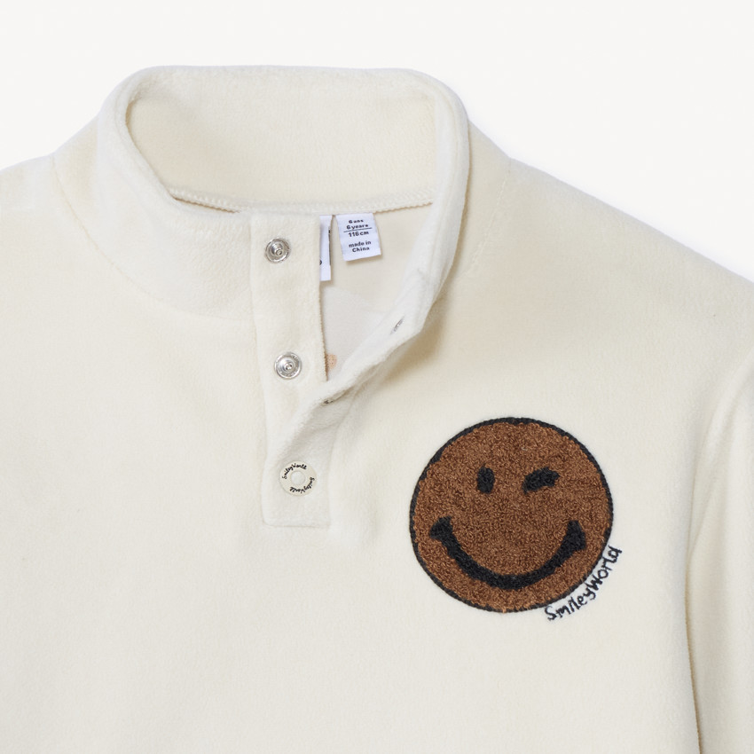 Ensemble jogging bi-matière SmileyWorld pour garçon 