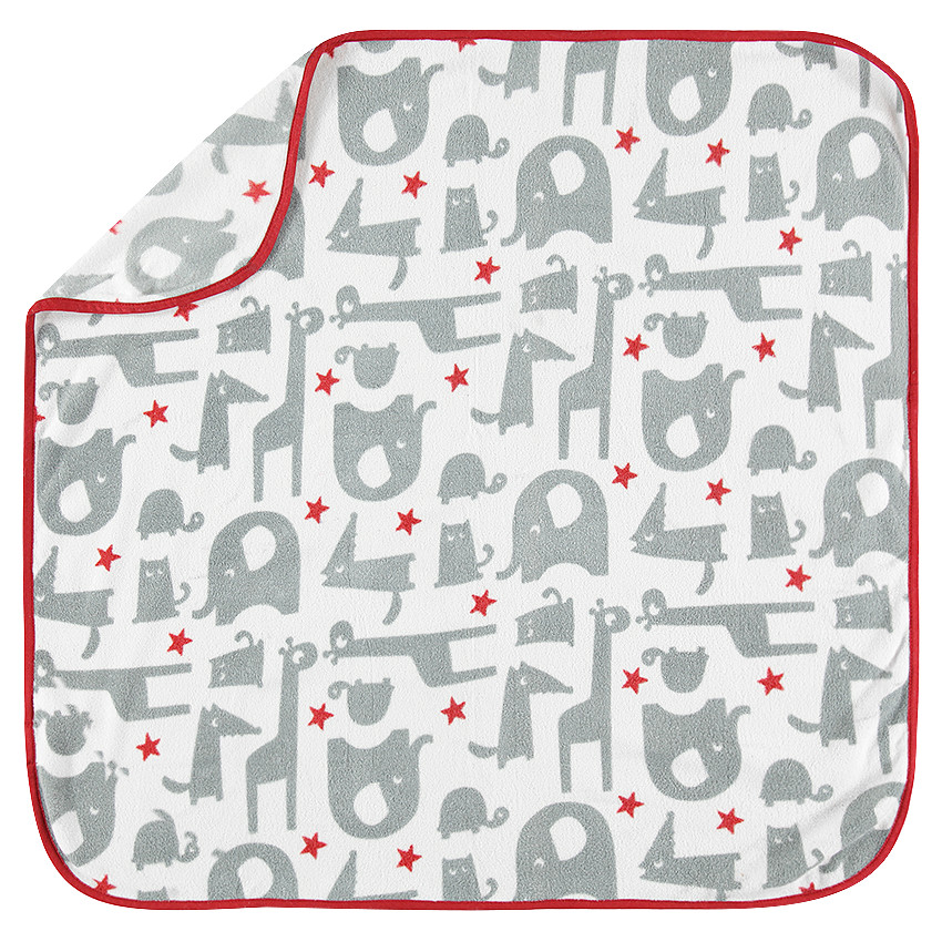 Couverture en polaire à imprimé fantaisie 