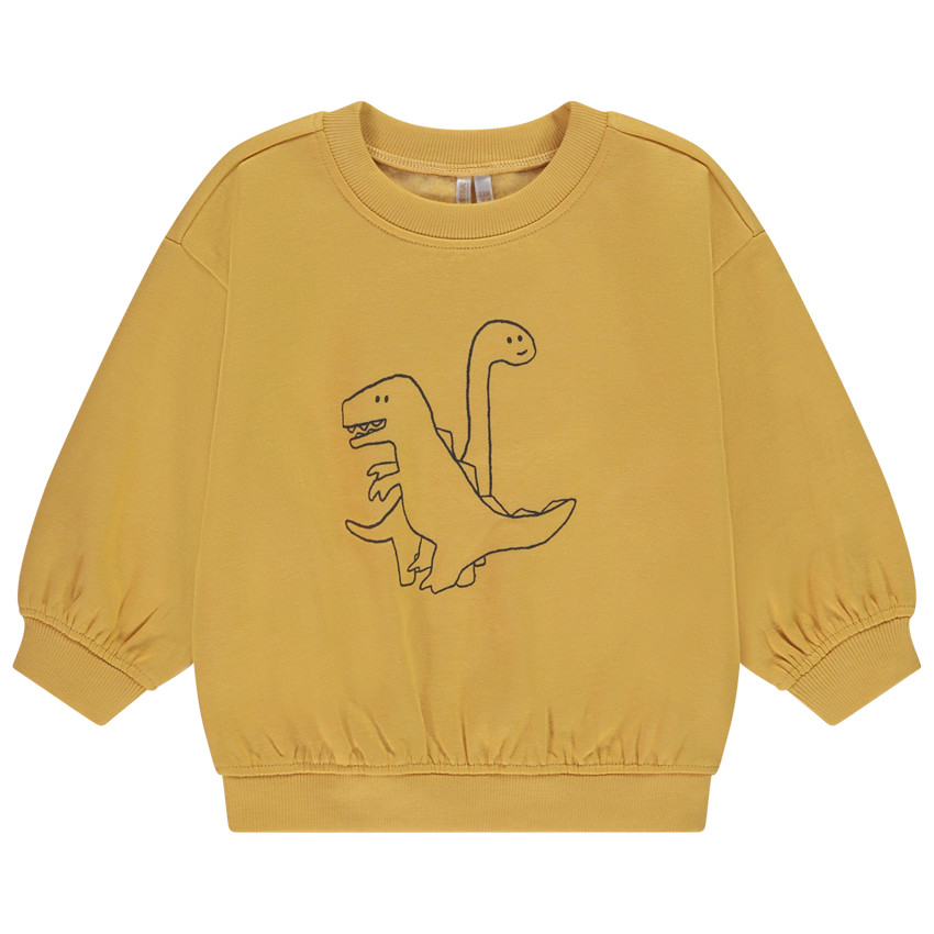 Φούτερ molleton oversized με φαντεζί σχέδιο για bebe αγόρι 