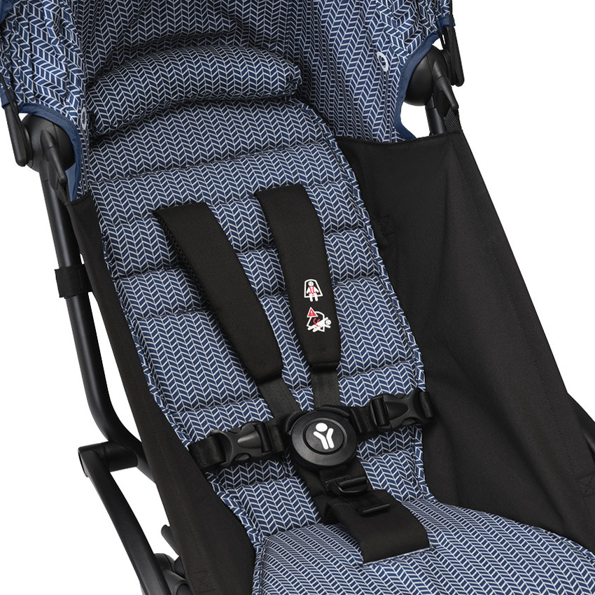 Poussette Stokke® YOYO³ de la naissance à 3 ans - cadre blanc/bleu Air France 
