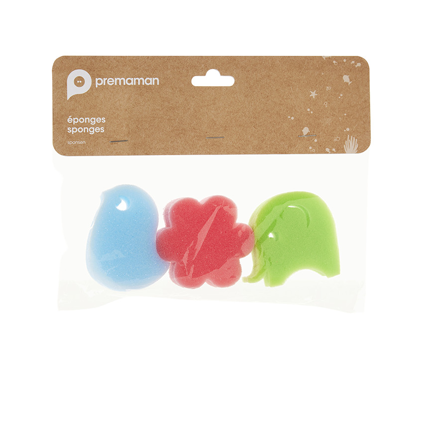 Σετ από 3 φυσικές σφουγγάρες 