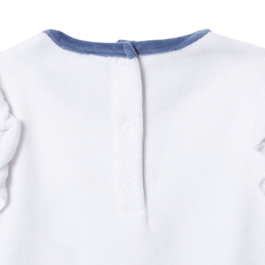 Pyjama en velours motif Minnie Disney et pois 