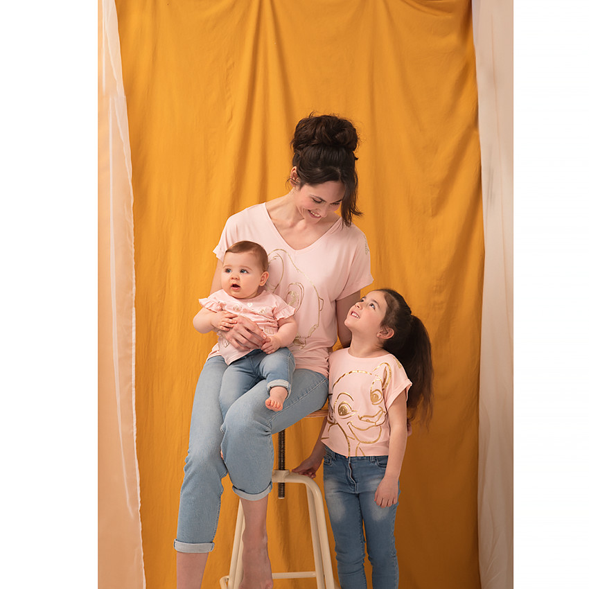 T-shirt manches courtes le Roi Lion Disney pour bébé fille 