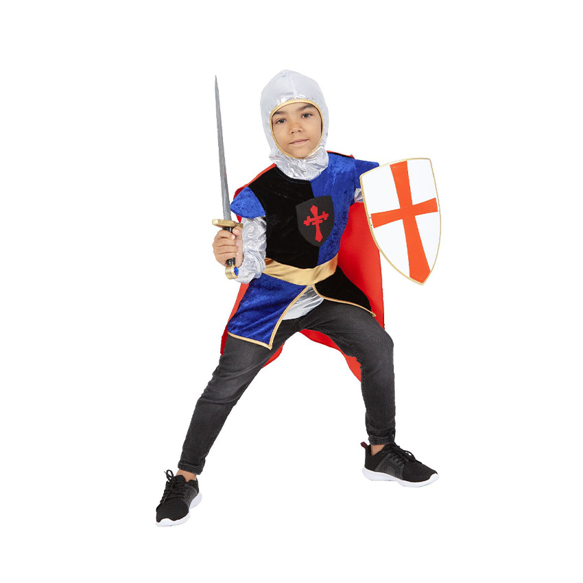 Κοστούμι ιππότη με μπλούζα και αξεσουάρ 5-8 ετών 