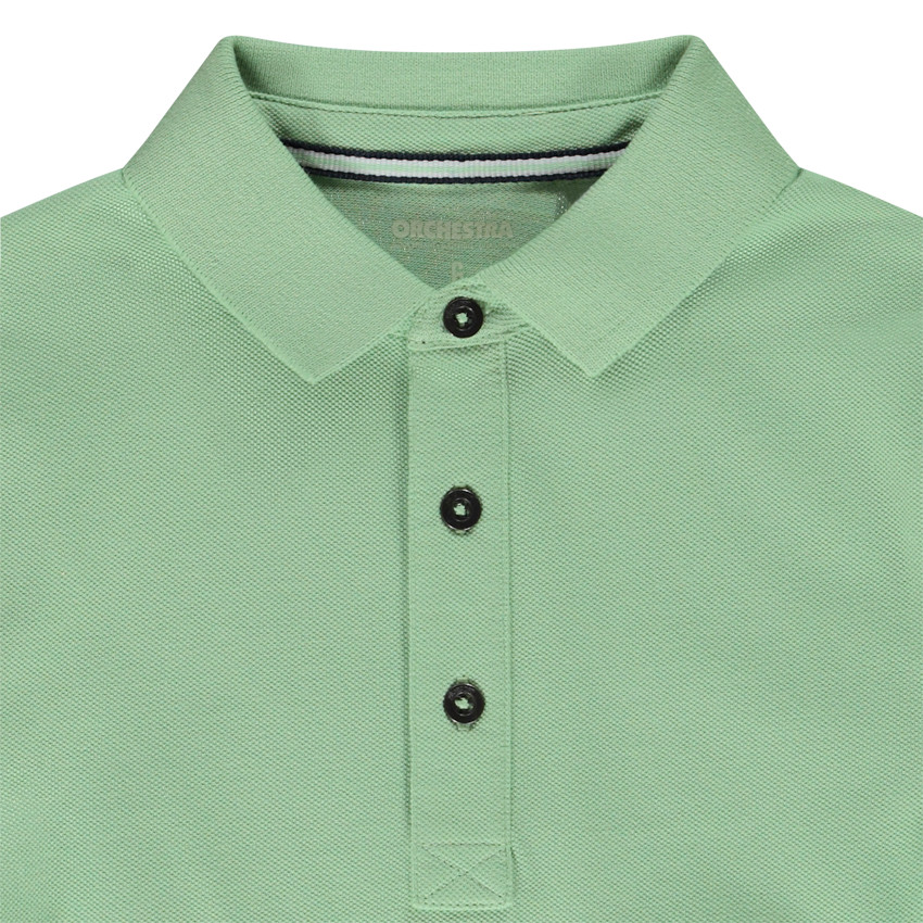 Πόλο κοντομάνικο μονόχρωμο για αγόρι 