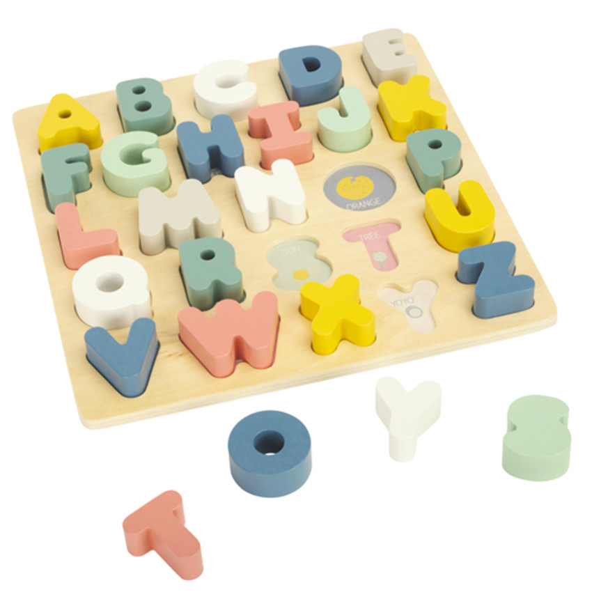 Πάζλ αλφάβητου εκμάθησης από ξύλο 