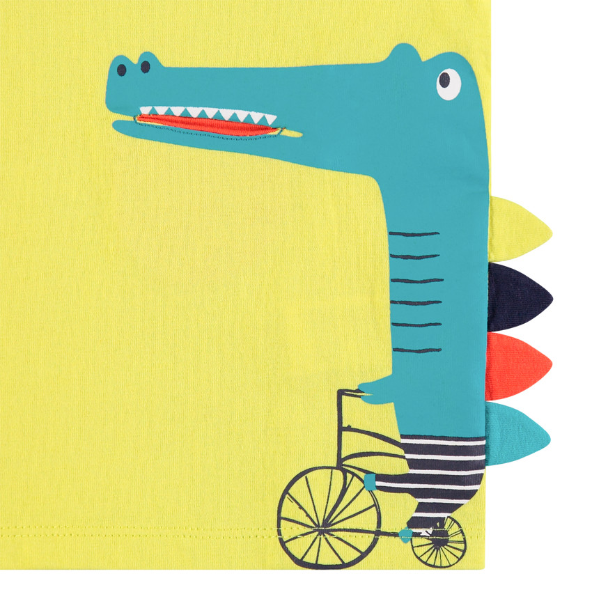 T-shirt κοντομάνικο σχέδιο κροκόδειλος 