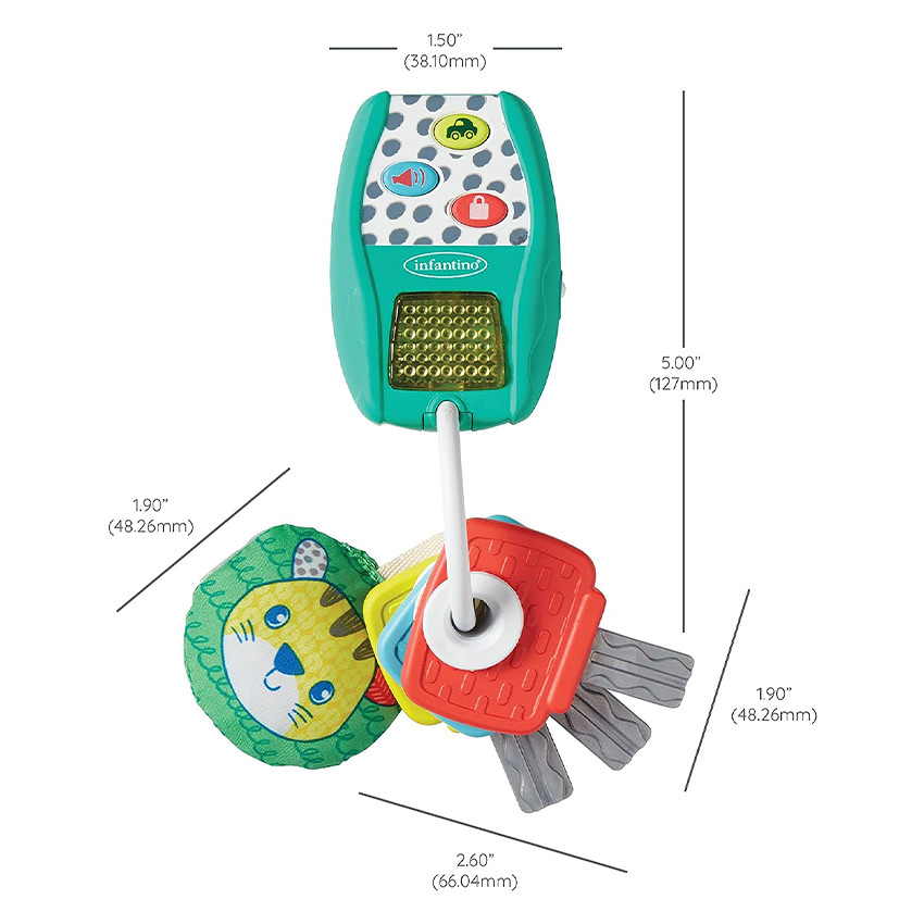 Κουδουνιστρα Lighτs & Music Busy Key Set INFANTINO GO GAGA 