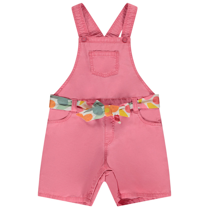 Σαλοπέτα με ζώνη με print για δέσιμο για bebe κορίτσι 