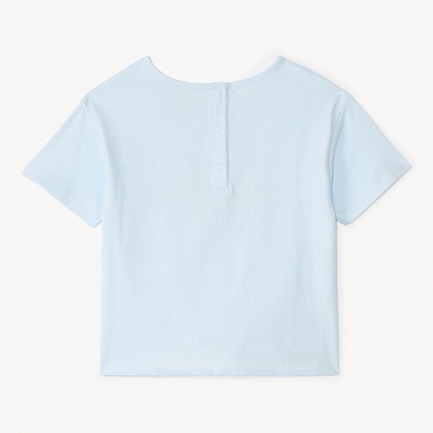 T-shirt κοριτσιού κοντό μανίκι με Stitch και Angel Disney 