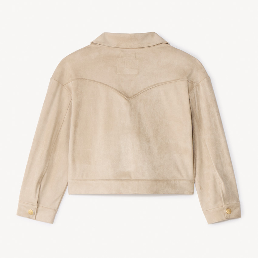 Τέλειο σε σουέτ με κεντήματα paisley για κορίτσι 