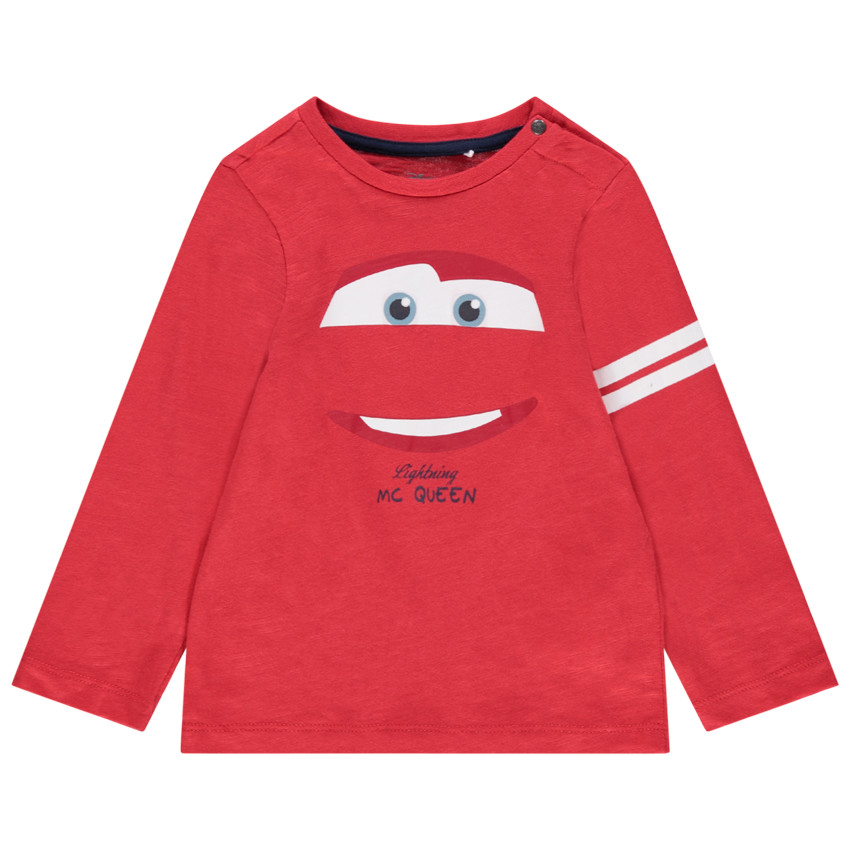 T-shirt manches longues en coton bio print Cars 