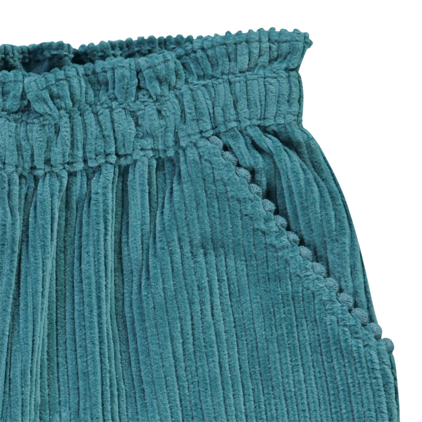Pantalon large en velours côtelé pour fille Main Pantalon large en velours côtelé pour fille