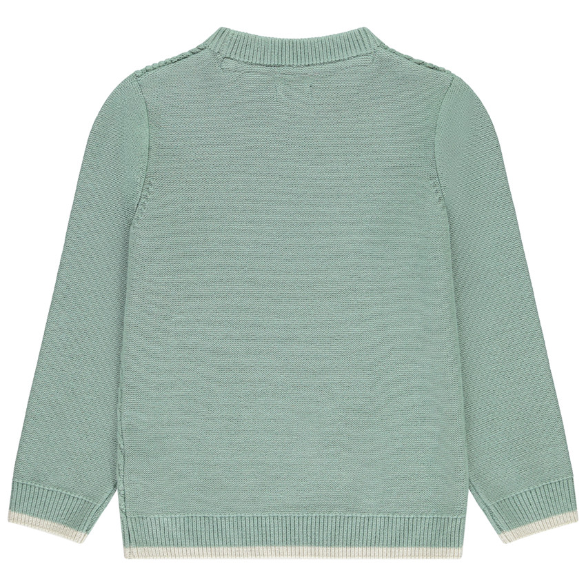 Πουλόβερ πλεκτό σε jacquard για αγόρι 