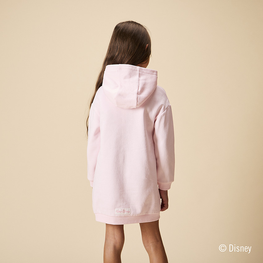 Φόρεμα φούτερ oversized με κουκούλα Stitch Disney για κορίτσι 