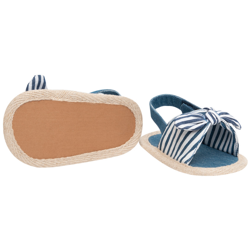 Πέδiλα μαλακά ριγέ για bebe κορίτσι 