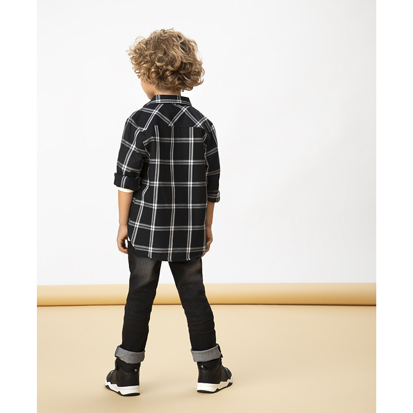 Τζιν σλιμ με εφέ ξεθωριασμένου για αγόρι 