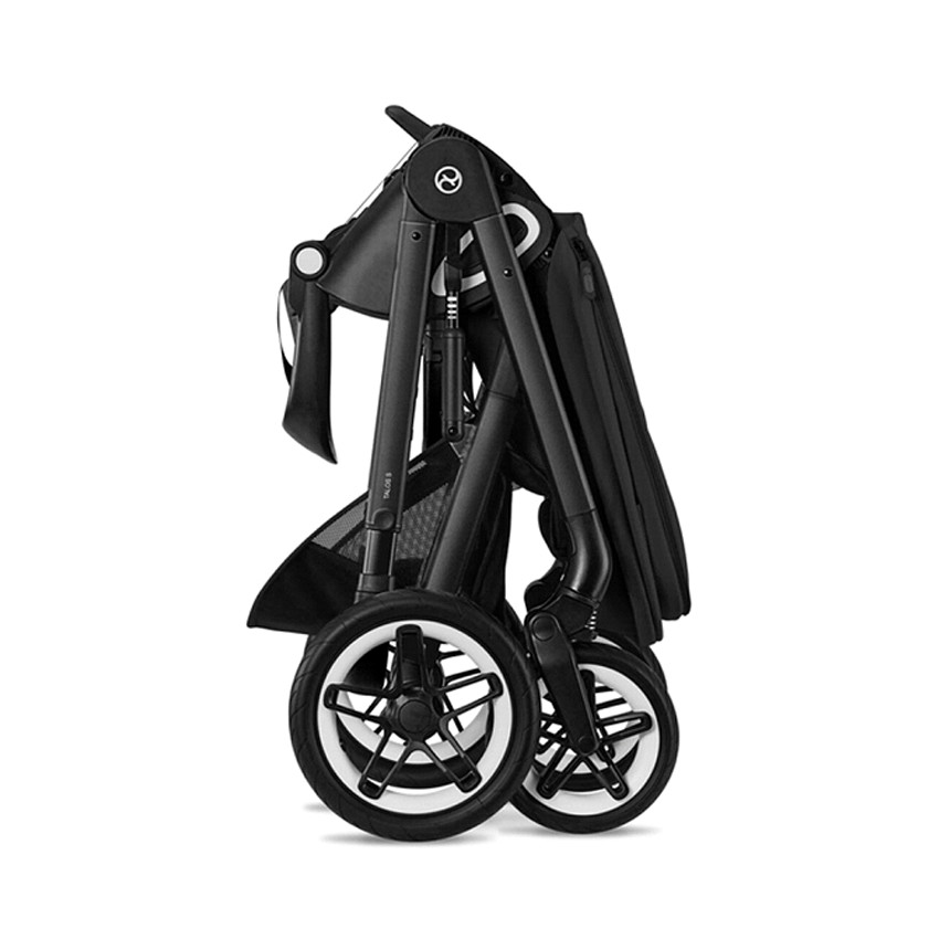 Καρότσι Talos S Lux Με Μεταλλικό Σκελετό Μαύρο - Moon Black 