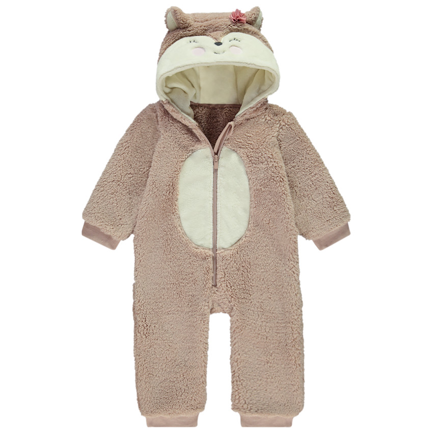 Παιχνιδιάρικο υπνοσάκος σε sherpa για κορίτσι μωρό 