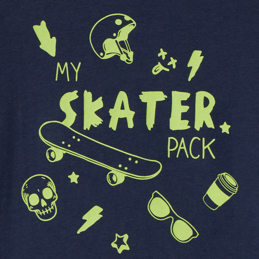 T-shirt à manches longues imprimé pour garçon 