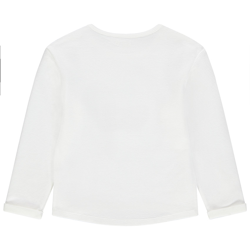 Φούτερ από φανέλα με ανάγλυφη ύφανση και κεράσια με πούλιες 