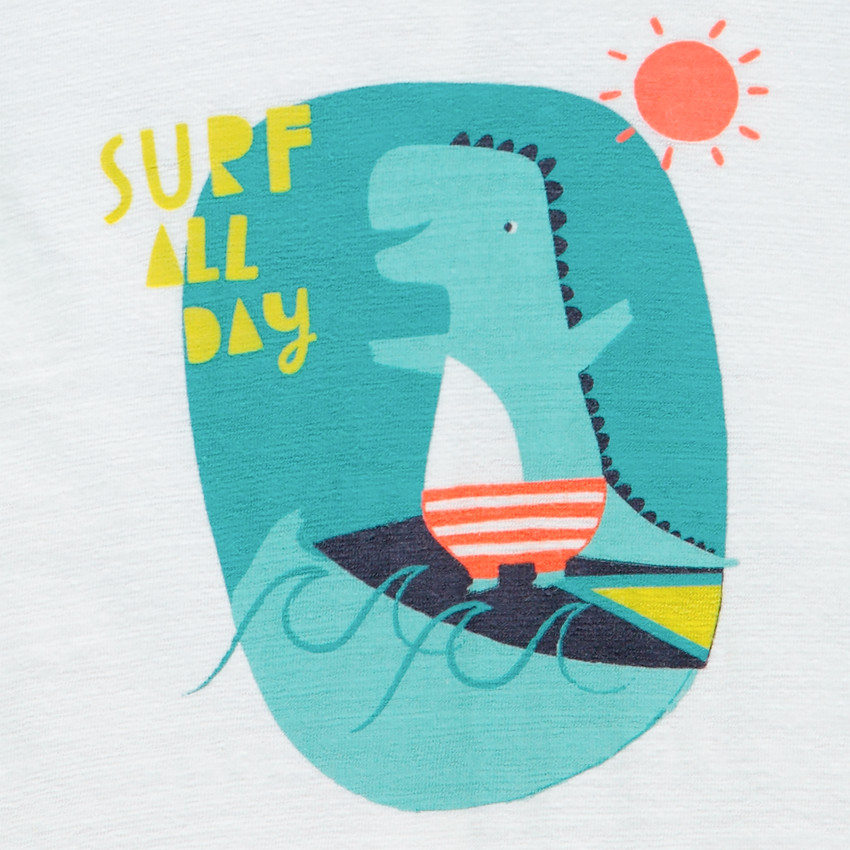 Σετ μπλούζας με σχέδιο δεινόσαυρου και σορτς για μωρό αγόρι 