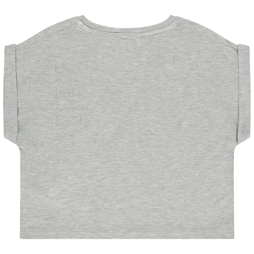 Κοντομάνικο μπλουζάκι σε σχήμα κουτιού με print Marie Aristochats Disney για κορίτσι 