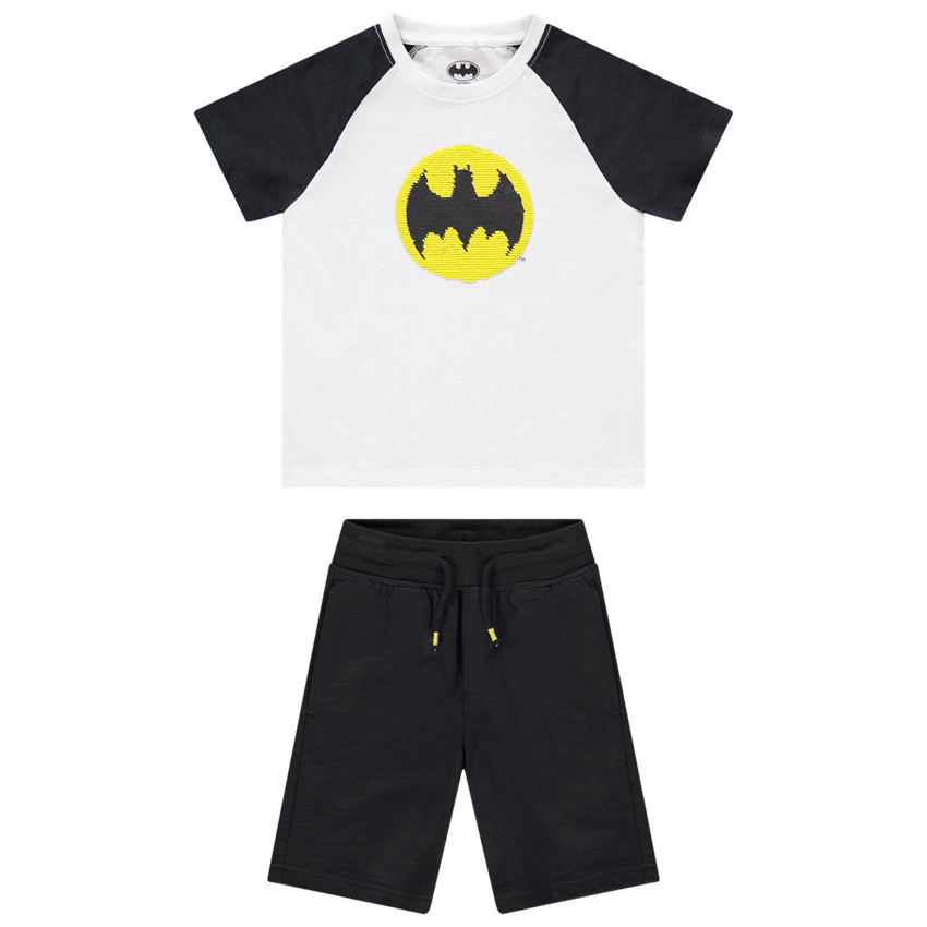 Σετ δίχρωμο με σχέδιο Batman σε μαγικές παγιέτες για αγόρι  Additional Σετ δίχρωμο με σχέδιο Batman σε μαγικές παγιέτες για αγόρι