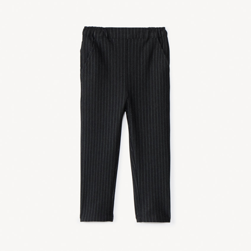 Pantalon rayé à taille élastiquée pour bébé garçon 