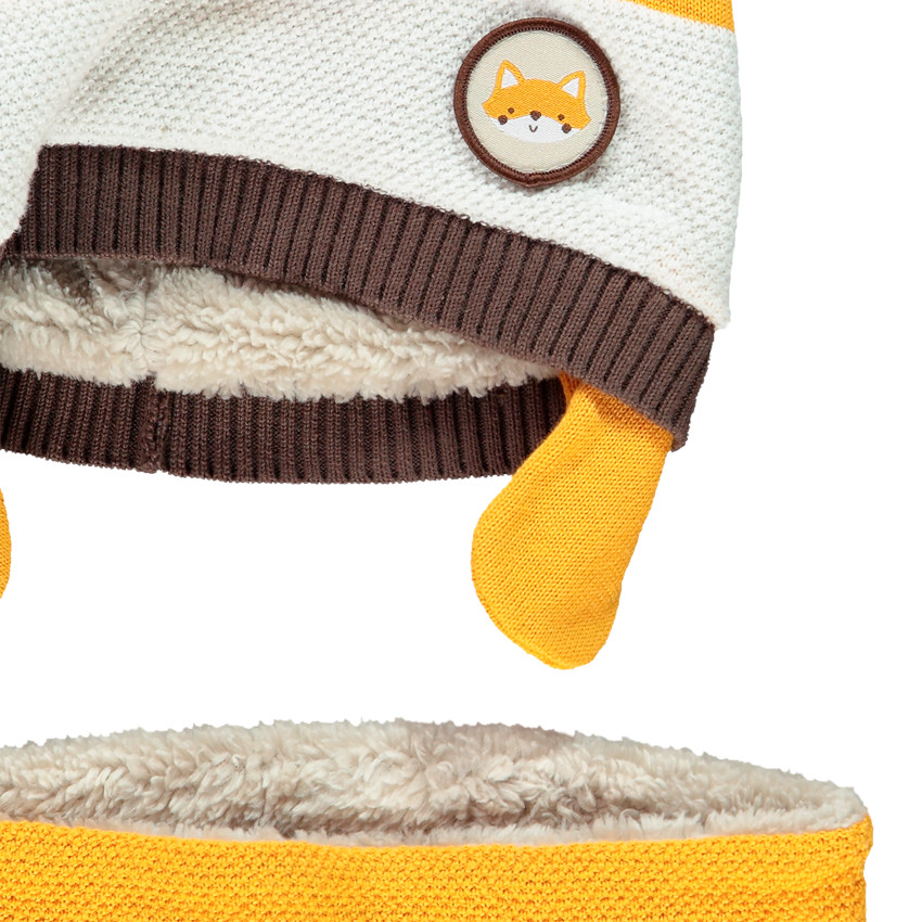 Σετ Σκούφος και snood πλεκτό 