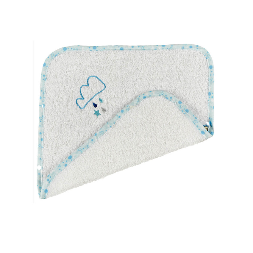 Λαβέτα Ώμου (30x30) Κόσμος Του Μωρού Rabbit Σιέλ 