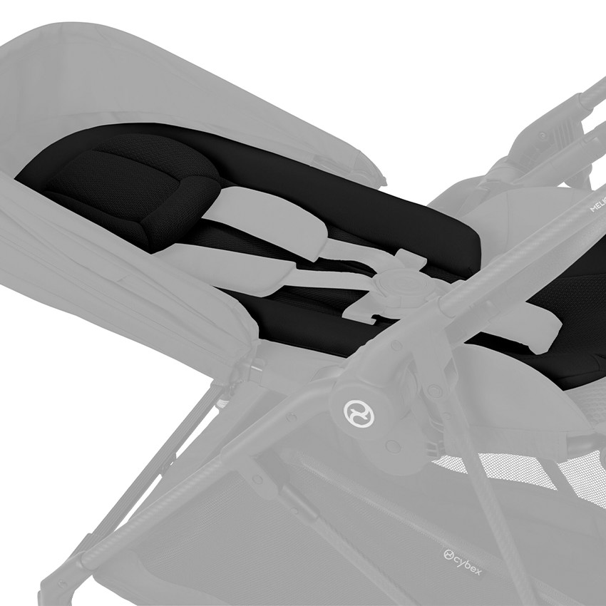 Poussette citadine ultralégère Melio carbon/magic black 