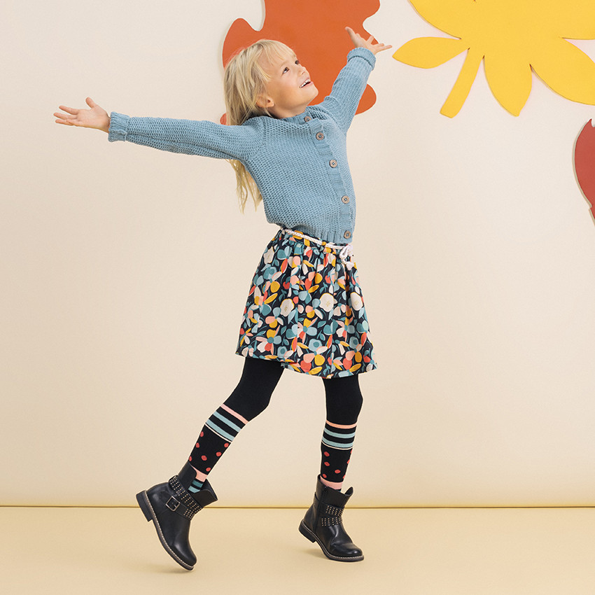 Gilet bleu en maille 