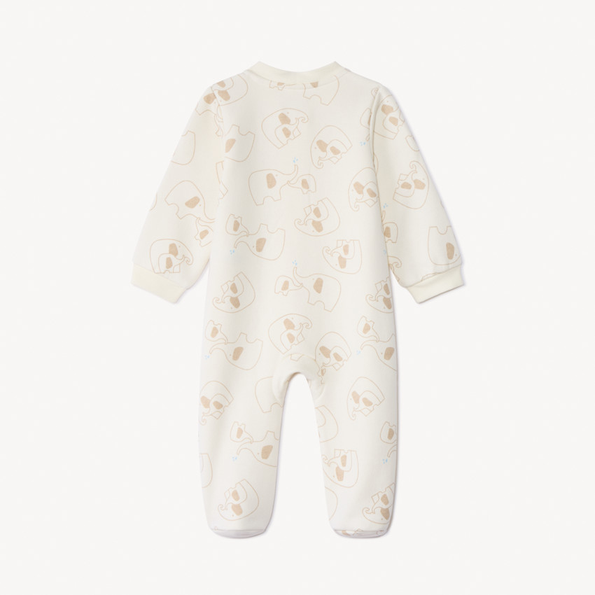 Φορμάκι βελουτέ με σχέδιο ελέφαντα για bebe αγόρι 