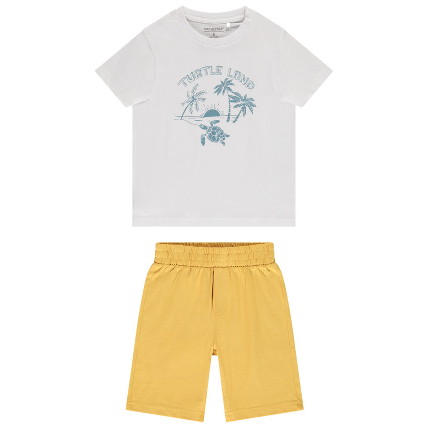 "Σέτ κοντό 2 τμχ. με φαντεζί σχέδιο για αγόρι" 