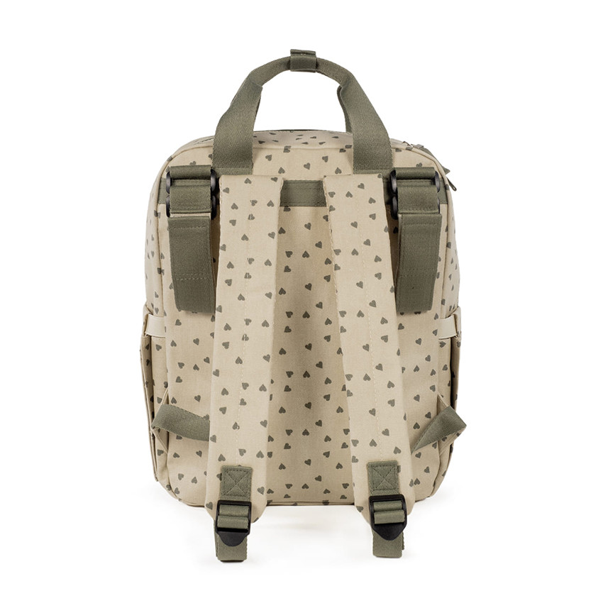 Τσάντα Αλλαξιέρα Backpack Poppy Olive Hearts 