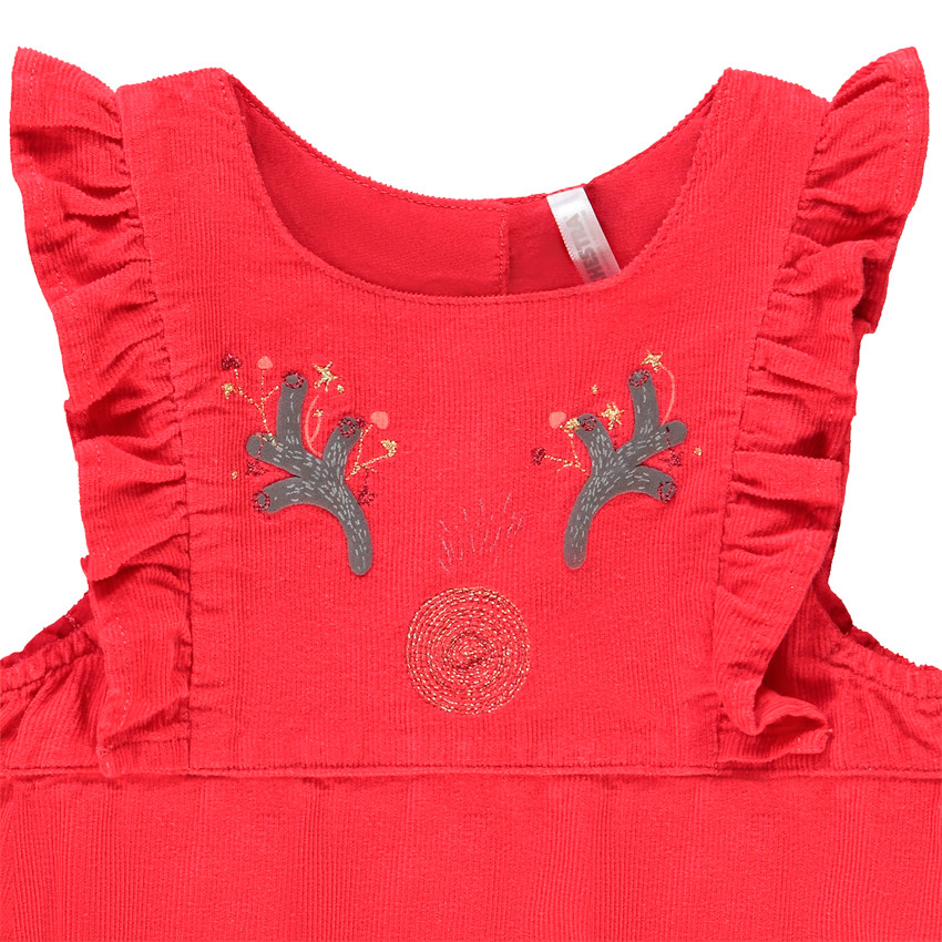 Σαλοπέτα κόκκινη βελουτέ για bebe κορίτσι  Additional Σαλοπέτα κόκκινη βελουτέ για bebe κορίτσι