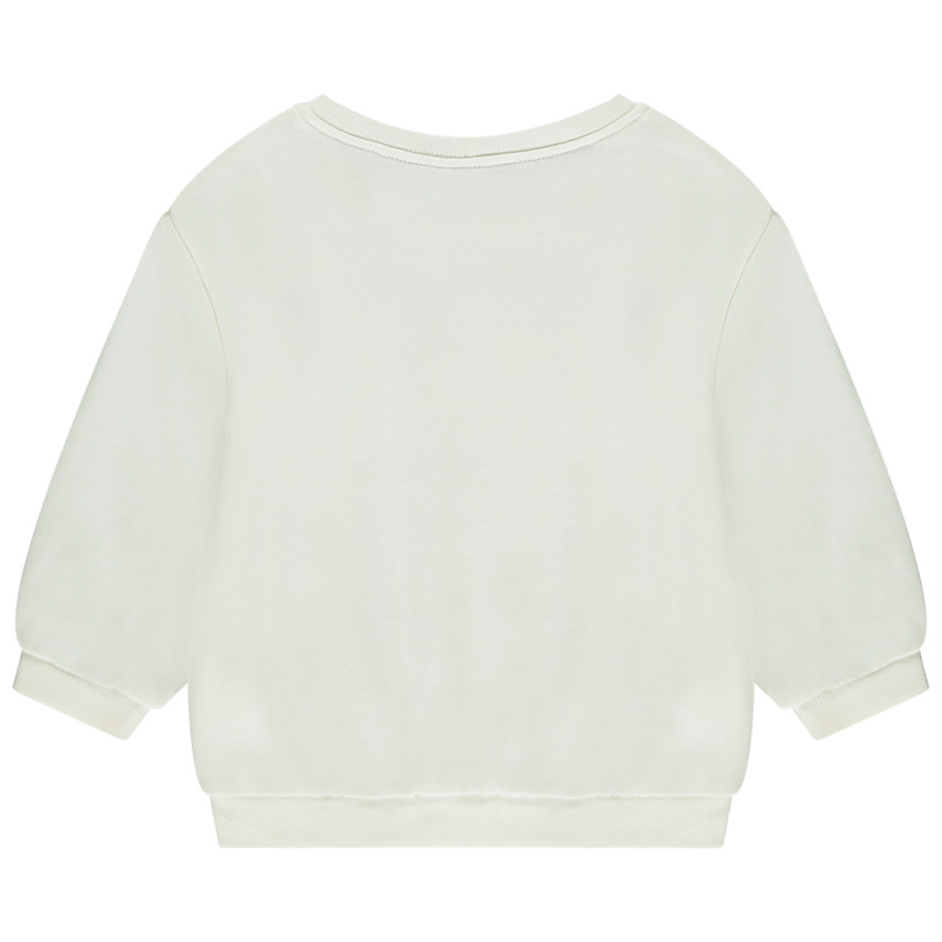 Φούτερ molleton oversized με σχέδιο για bebe κορίτσι 