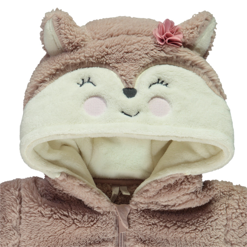Παιχνιδιάρικο υπνοσάκος σε sherpa για κορίτσι μωρό 