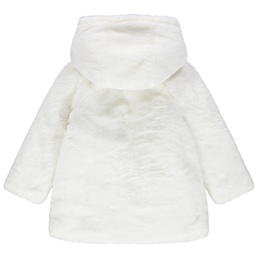 Παρκά από sherpa με κουκούλα και εμπριμέ ζέρσεϊ επένδυση με καρδούλες 