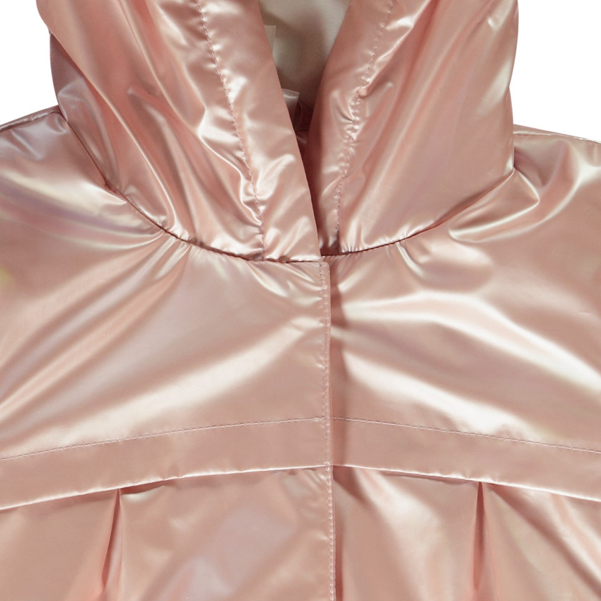 Πάρκα gomme déperlante effet nacré pour bébé fille 