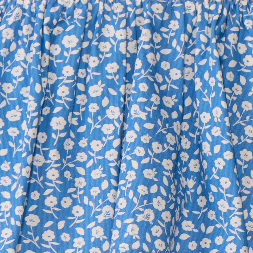 Φόρεμα body μακρυμάνικο effet 2 σε 1 λουλουδάτο για bebe κορίτσι 