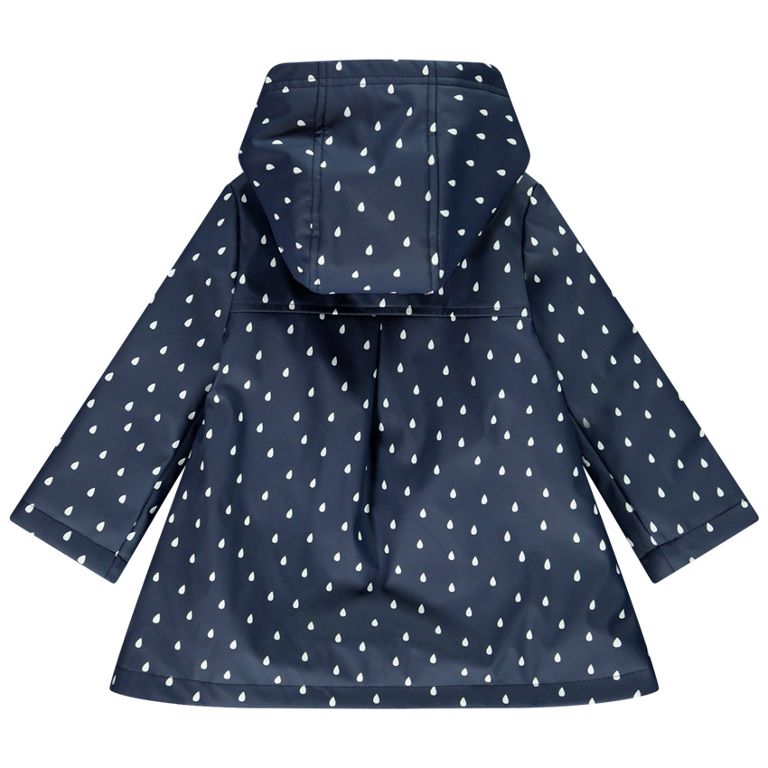 Parka gomme à pois all-over pour bébé fille 