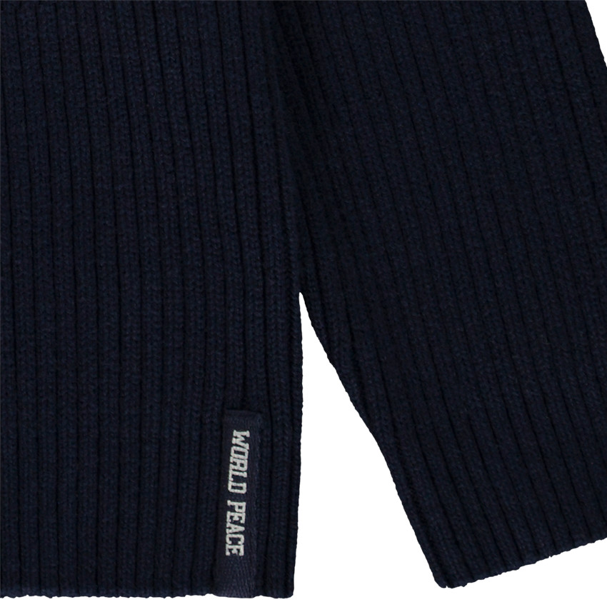 Πλεκτό μακρυμάνικο πουλόβερ με ρίγες για αγόρι 